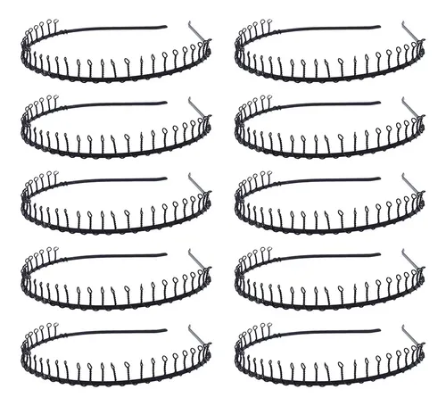 24pcs 31 Dientes Peine Pelo Aro Mujer Creativa Diadema Simpl