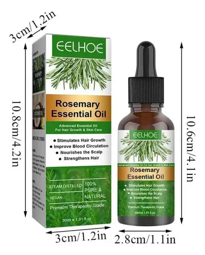 Aceite De Romero Para El Crecimiento Del Cabello, 30 Ml, Cre
