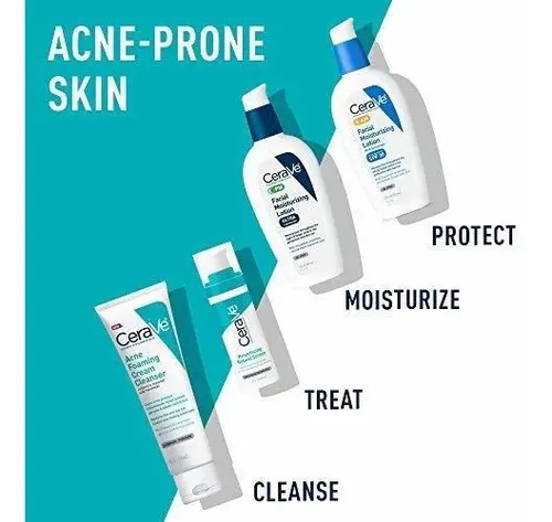 Crema Limpiadora Y Espumosa Para El Acné Cerave
