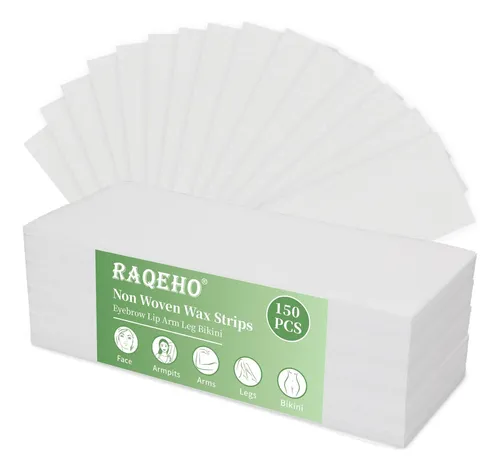 Tiras De Cera Raqeho 150 No Tejidas, Tamaño Grande