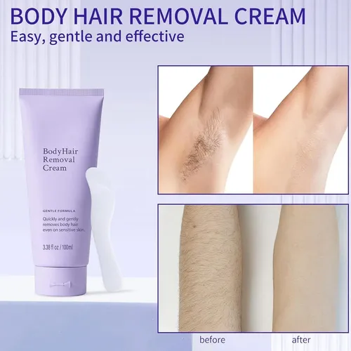Crema Suave Para Eliminación De Vello Corporal Genérico