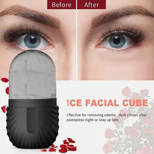 Juego De Compresión Facial De Tres Piezas Con Rodillo De