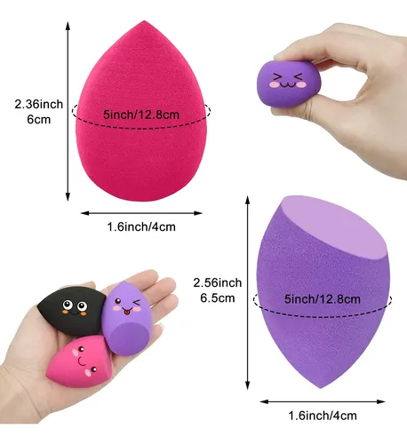 Set De Esponjas De Maquillaje Scartink 12 Unidades Sin Látex