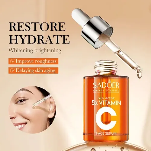 Serum Suero Facial Vitamina C 5x Niacinamida Blanqueadora Todo Tipo De Piel Día/noche