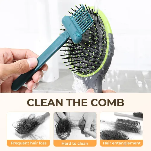3 Piezas Limpiador De Peines Para Cabello Cepillo Efectivo
