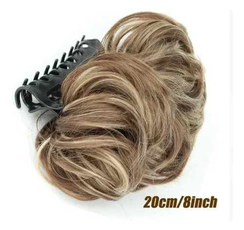 Extensión De Cabello Fluffy Messy Bun Clip