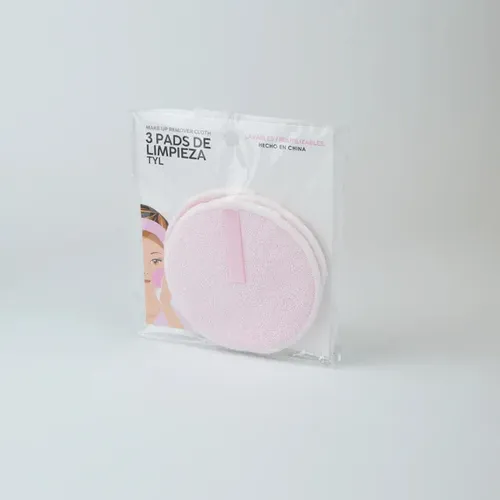 Set X 3 U Pad Removedor De Maquillaje Rosa Thelma Y Louise Rosa Claro