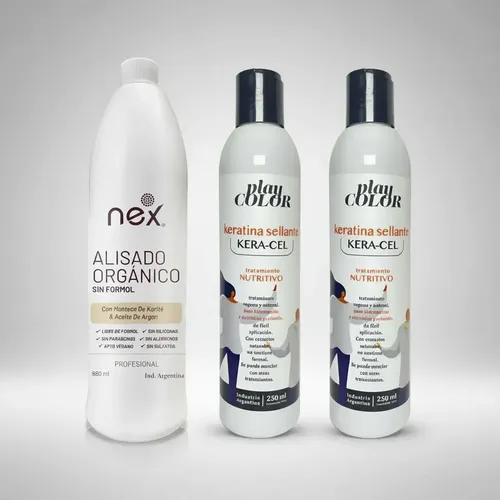Manteniento Alisado Sin Formol Nex +2 Keratina Playcolor