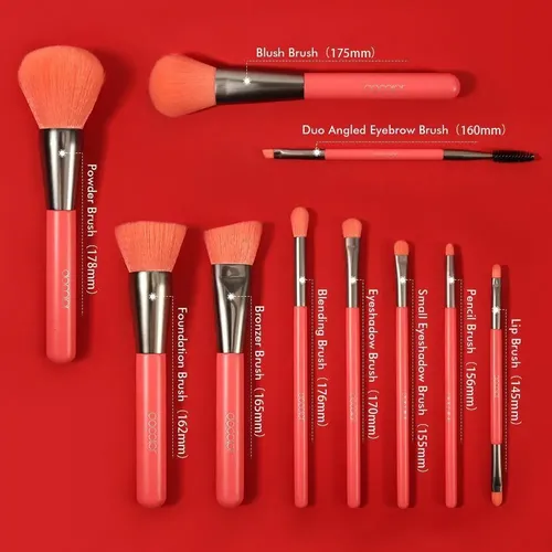 Brochas De Maquillaje #neon Docolor 10pzas