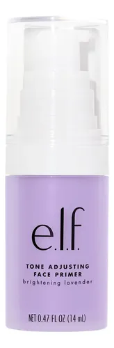 Primer Facial E.l.f. Brightening Lavender Vegano Y Libre De