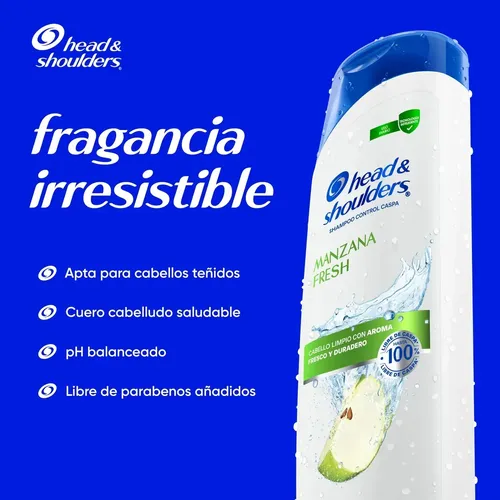 Shampoo Head & Shoulders Manzana Fresh 375 ml