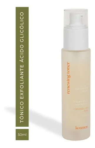 Tónico Exfoliante Kosmos Renovador con Ácido Glicólico y Láctico para Manchas 50 mL