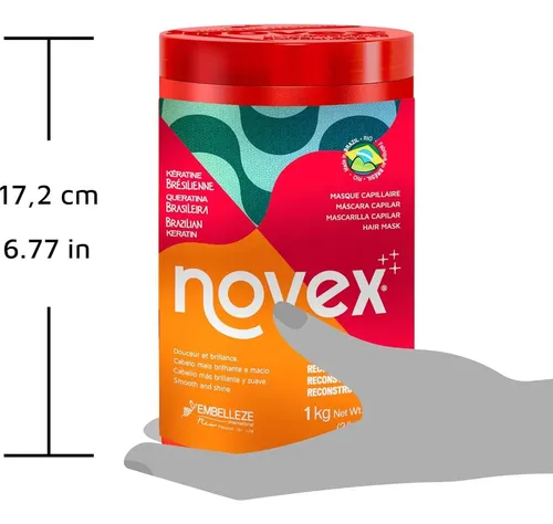 Mascarilla Keratina Novex Brazillian Deep Conditioning 1.0