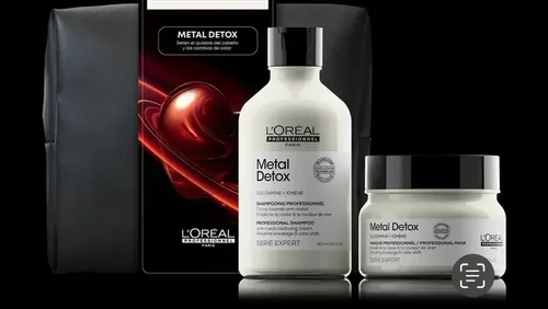 L´Oréal metal detox serie expert shampoo 300ml mascara 250ml