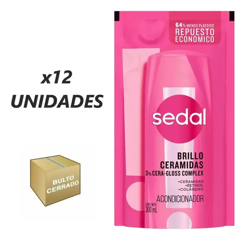 Acondicionador Sedal Ceramidas 300 Ml X 12 Unidades (caja)