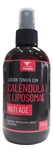 Loción Tónico Anti Age Calendula Y Liposomas Plastgom 250cc