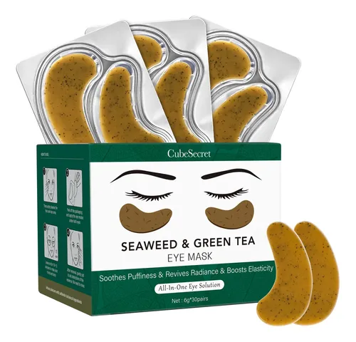 Parches Para Ojos Té Verde Anti Ojeras 30 Pares