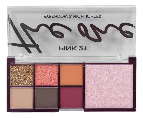 Paleta De Sombras E Iluminador The One Pink 21 Original