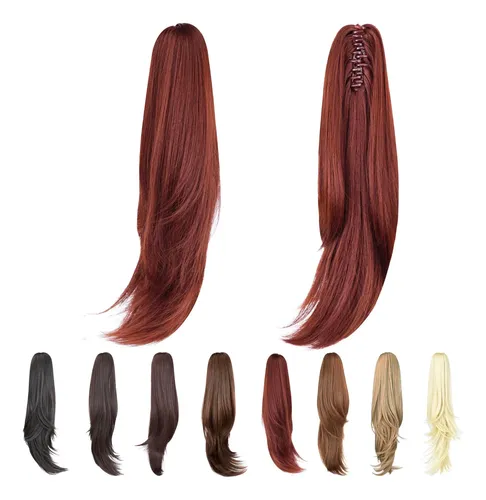 Extensión De Cola De Caballo Shulashop Cabello Sintético Aub