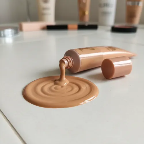 Base Maquillaje Pink21 Y Polvo Compacto