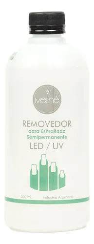 Removedor De Esmalte Semipermanente X500ml Meliné