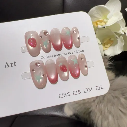 Calidad Superior Parche De Uñas Rubor Rosa Melocotón