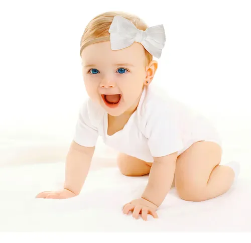 10 Unidades De Lazos Para Bebés Recién Nacidos, Diademas Par