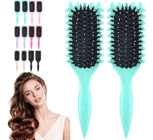A 2piezas Pincel Bounce Curl Cepillo,define Style Rizado Y