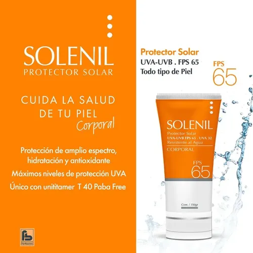 Protector Solar Solenil Corporal Fortbenton Fps+65 X 150 Ml