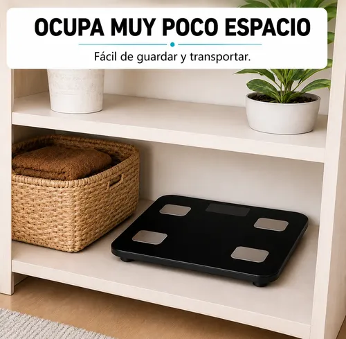 Balanza Digital Personal Inteligente Bluetooth Hasta 180kg