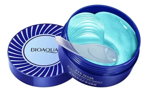 Bioaqua Parches Antiojera Antiarrugas Péptido De Cobre Azul