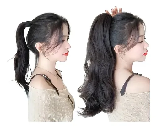 Extensión De Cabello Con Forma De Cola De Caballo Con Forma