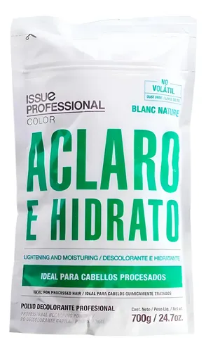Issue Polvo Decolorante Blanc Nature Cabello Procesado 700gr
