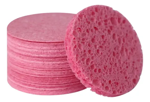 Esponjas Faciales Comprimidas, Absorbentes, Duraderas Y Exfo