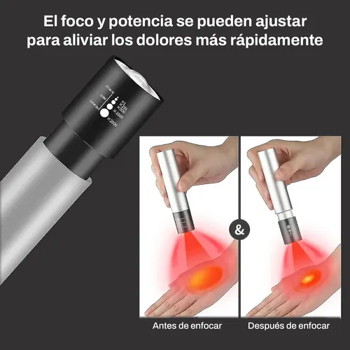 Luz Roja Láser Infrarrojo Crecimiento Capilar Portátil