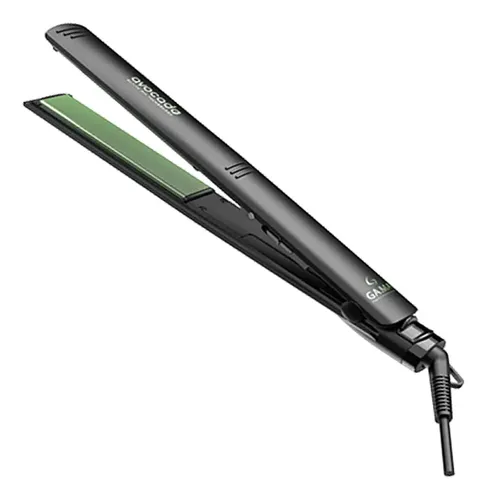 Gama Plancha Avocado Ceramic Ion + Nano Silver Color Negro Con Verde