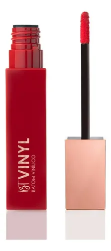 Lápiz labial de vinilo líquido Bt Vinyl Bruna Tavares Sara Color Vinyl Gloss, rojo