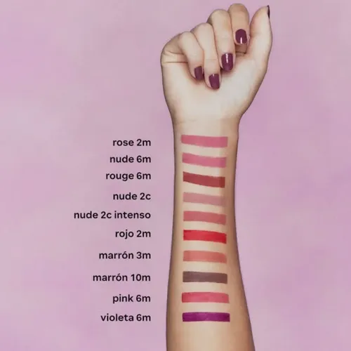 Labial Matte Intransferible Una 8ml Natura