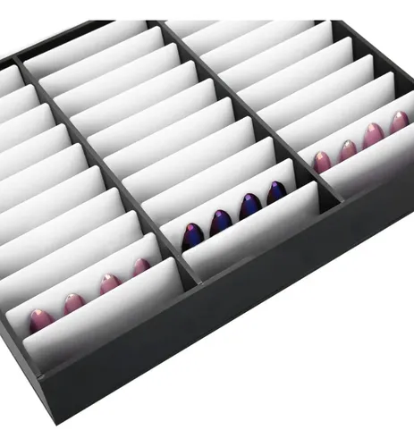 Caja Expositora De Almacenamiento De Uñas Postizas, 33 Cuadr