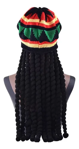 Gorros Rastas For Hombre,peluca De Rastas | Gorro De Fiesta