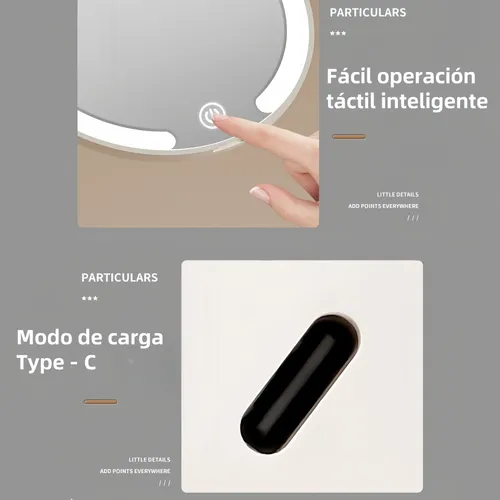 Tres Fuentes De Luz Para Espejos De Maquillaje De Doble