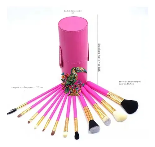 Juego De Brochas De Maquillaje De 2 Cubos.