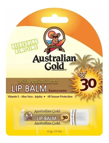 Australian Gold Spf30 Lip Balm 4.2g Protector Labial