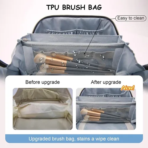 Boyatu Bolsa De Maquillaje De Viaje Organizador Bolsa De Cos