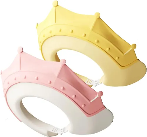 Gorro De Ducha De Silicona Para Bebés Y Niños Rosa Claro
