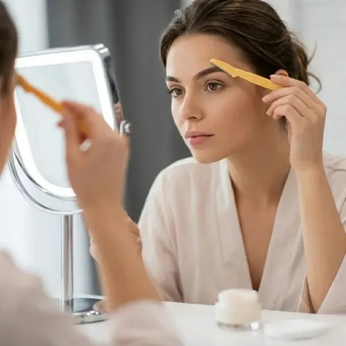 Kit de depilación de cejas Dermaplaning 6 unidades