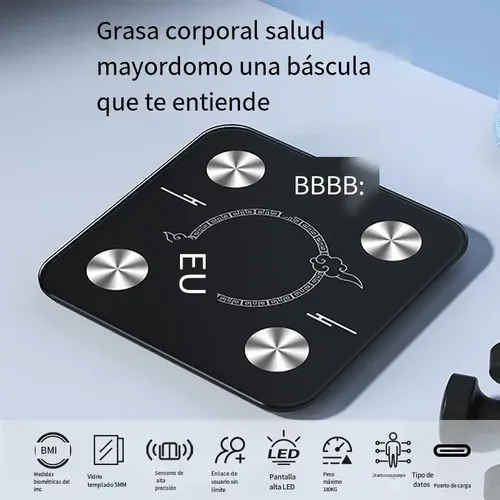 Balanza De Peso Corporal Digital Recargable