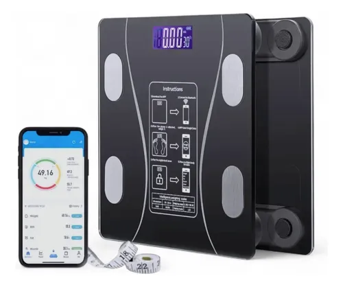 Balanza Bascula Digital App Bioimpedancia 180kg 2017a Ogaan