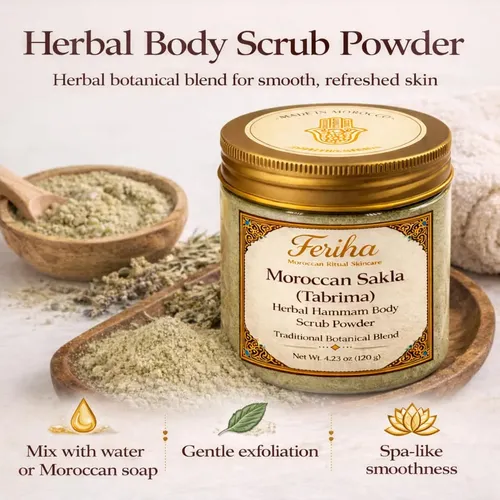 Exfoliante Corporal Feriha 120 G Moroccan Sakla Herbal Detox