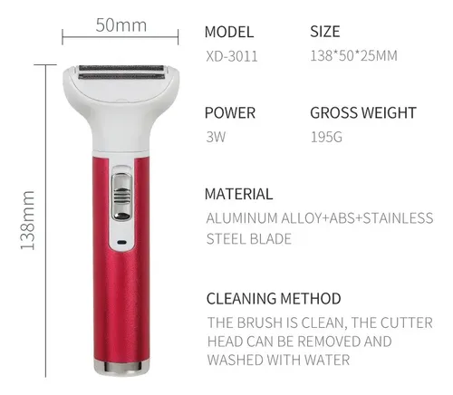 Depiladora Facial Eléctrica Recargable 5 En 1 Para Mujeres